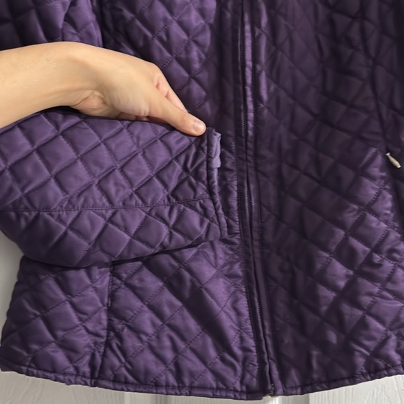 eddie bauer purple jacket zipper jacket - Picture 4 of 12